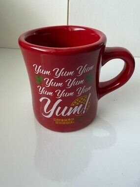 Waffle House 2018 Tis The Season To Eat Waffles Yum Yum Yum Red Coffee Mug